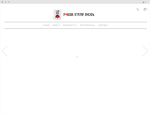 Tablet Screenshot of pokerstuffindia.com